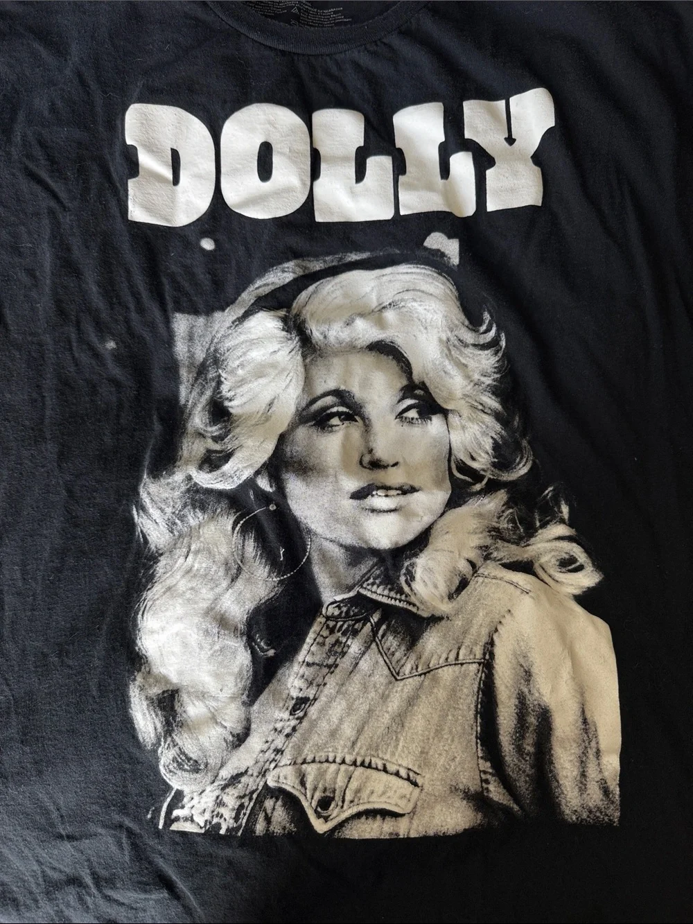 Black 'Dolly' Graphic Tee - Unbranded Kids Short Sleeve